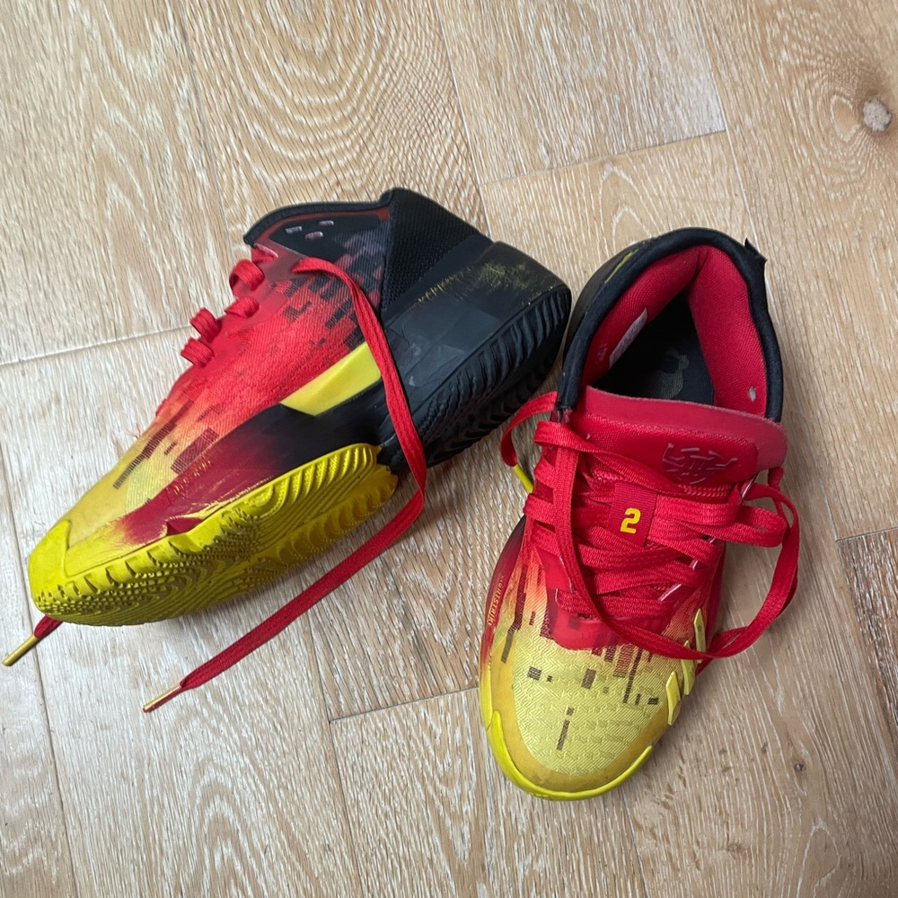 Red/Yellow Boys kids Adidas Shoes | Adidas X Pixar Dash D.O.N Issue 3 1/2